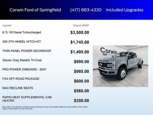 New 2026 Ford F450 Platinum w/ FX4 Off-Road Package image 5