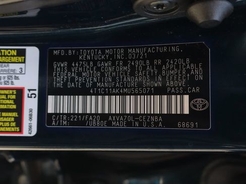 Used 2021 Toyota Camry LE FWD image 46