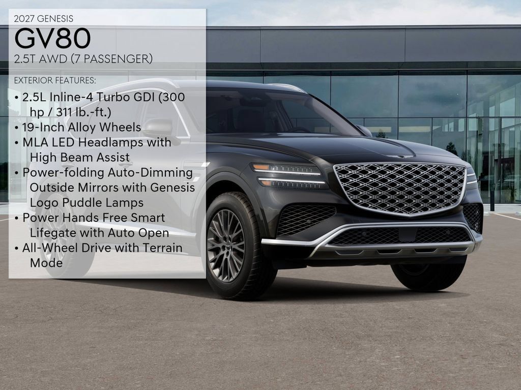 New 2027 Genesis GV80 2.5T AWD/4WD image 3