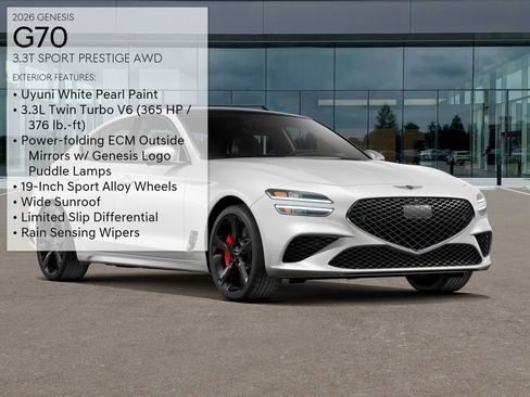 New 2026 Genesis G70 3.3T Sport Prestige image 3