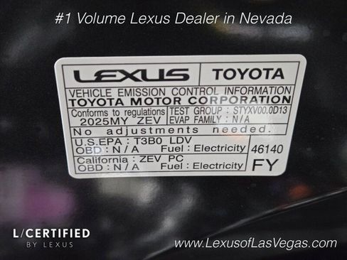 Certified 2025 Lexus RZ 300e FWD image 27