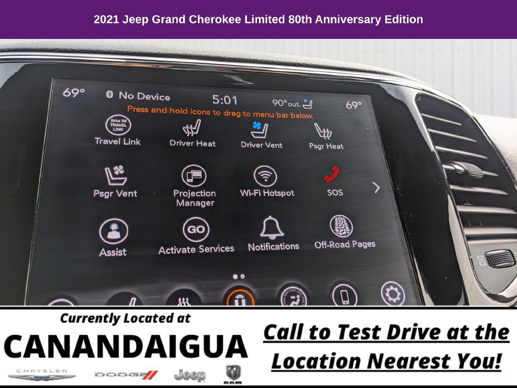 Used 2021 Jeep Grand Cherokee Limited w/ Quick Order Package 28K 80th AWD/4WD image 22
