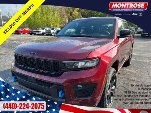 New 2025 Jeep Grand Cherokee Limited 4xe AWD/4WD image 34