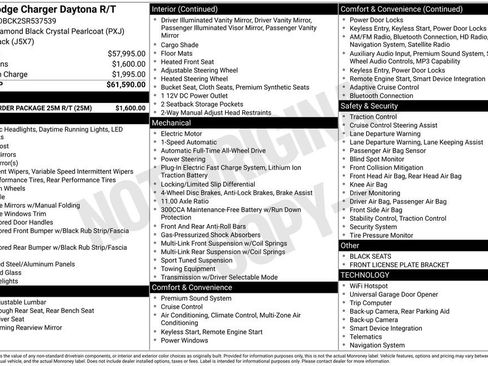 New 2025 Dodge Charger R/T w/ Quick Order Package 25M R/T image 5