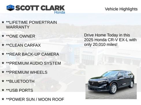 Used 2025 Honda CR-V EX-L image 11