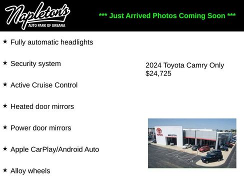 Used 2024 Toyota Camry SE image 2