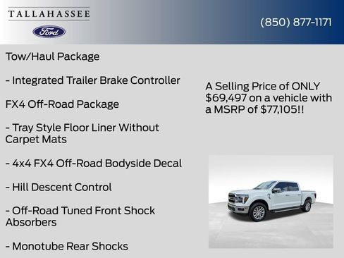 New 2026 Ford F150 Lariat w/ Equipment Group 502A High AWD/4WD image 36