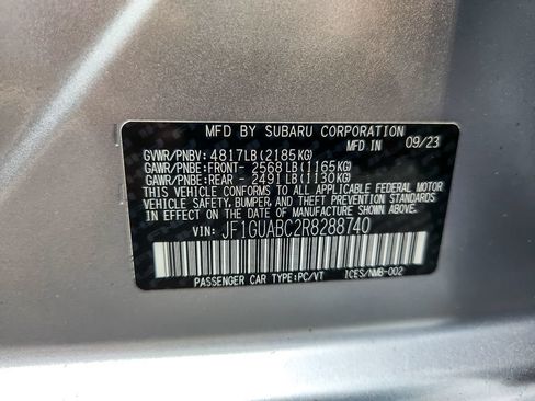 Certified 2024 Subaru Impreza 2.0i AWD/4WD image 22