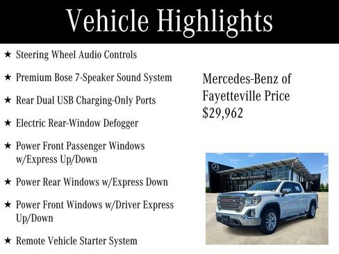 Used 2019 GMC Sierra 1500 SLT w/ SLT Convenience Package AWD/4WD image 12