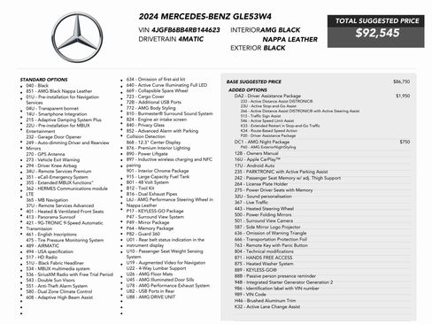 Used 2024 Mercedes-Benz GLE 53 AMG 4MATIC image 94