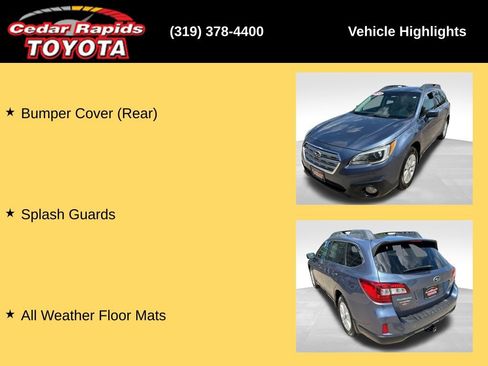Used 2015 Subaru Outback 2.5i Premium w/ Popular Package #2 AWD/4WD image 21