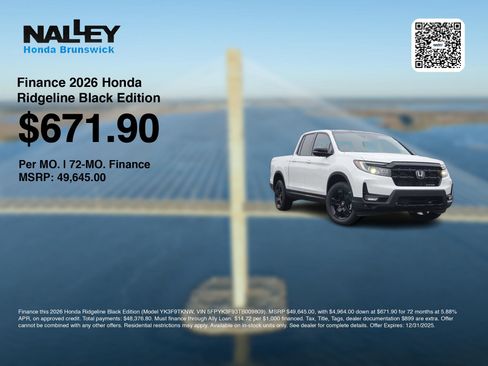 New 2026 Honda Ridgeline Black Edition image 7