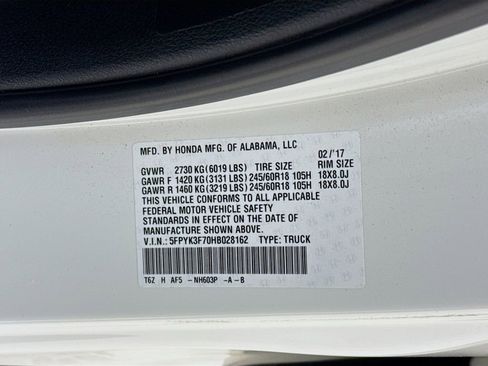 Used 2017 Honda Ridgeline RTL-E image 33