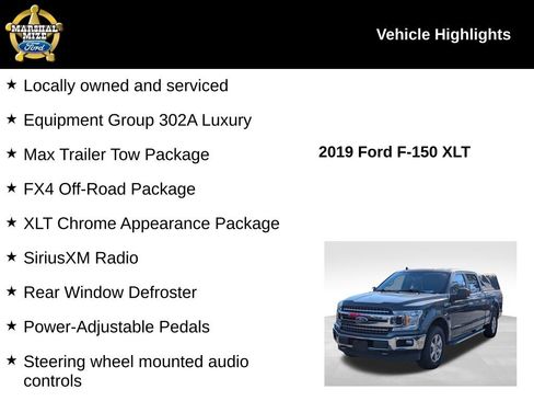 Used 2019 Ford F150 XLT w/ Equipment Group 302A Luxury image 2