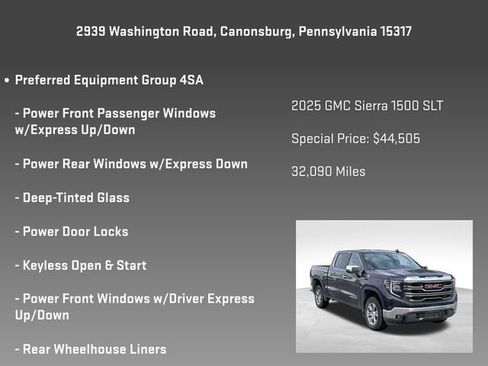 Certified 2025 GMC Sierra 1500 SLT image 5