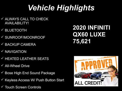 Used 2020 INFINITI QX60 Luxe w/ Essential Package image 9