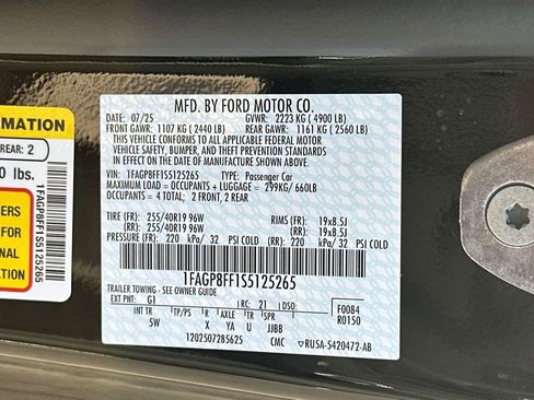 New 2025 Ford Mustang GT Premium image 59