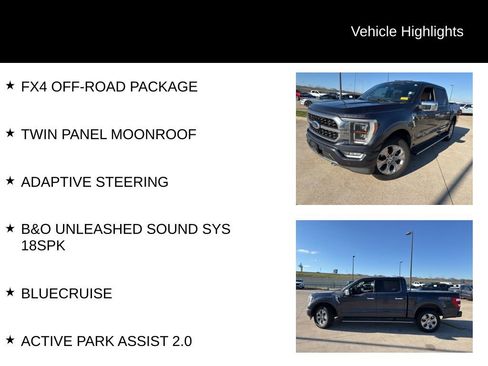Used 2022 Ford F150 Platinum w/ Equipment Group 701A High image 5