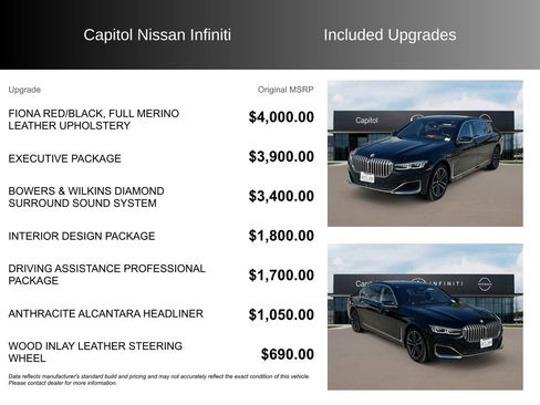 Used 2022 BMW 750i xDrive w/ Executive Package image 8