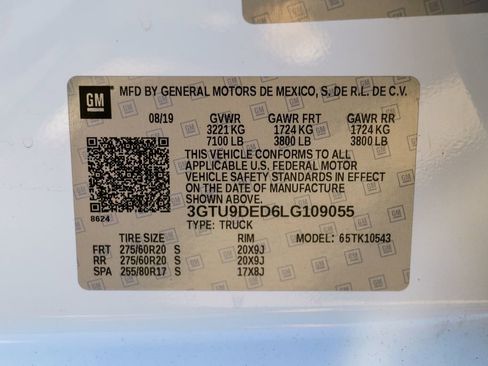 Used 2020 GMC Sierra 1500 SLT w/ SLT Premium Plus Package image 56