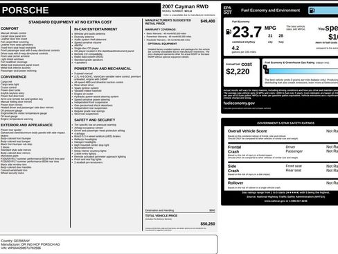 Used 2007 Porsche Cayman image 23