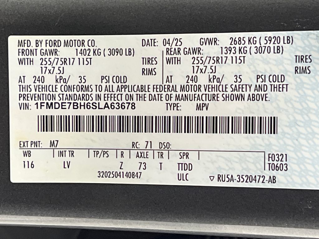 Used 2025 Ford Bronco Big Bend AWD/4WD image 70