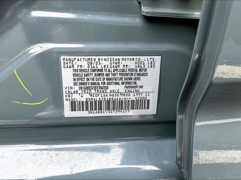 Used 2025 Nissan Sentra SV w/ All-Weather Package FWD image 18