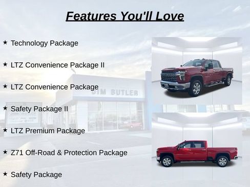 Used 2022 Chevrolet Silverado 2500 LTZ w/ LTZ Premium Package AWD/4WD image 16