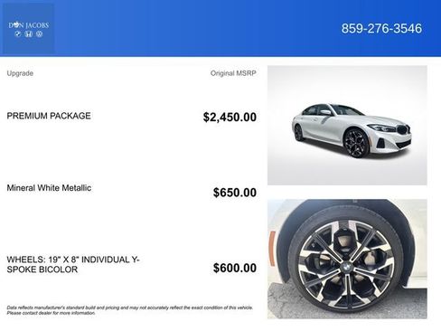Used 2025 BMW 330i xDrive Sedan w/ Premium Package AWD/4WD image 5