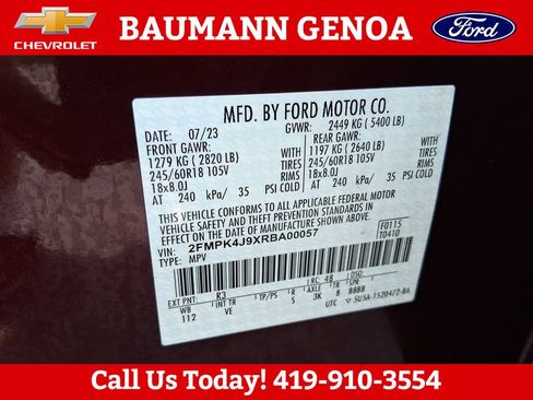 Used 2024 Ford Edge SEL w/ Convenience Package AWD/4WD image 27