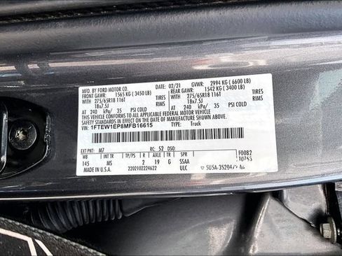 Used 2021 Ford F150 XLT w/ Equipment Group 301A Mid AWD/4WD image 20