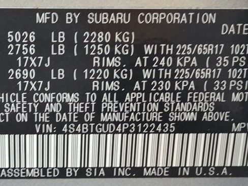 Used 2023 Subaru Outback Wilderness AWD/4WD image 22