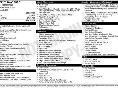 Used 2025 INFINITI QX60 Pure image 39