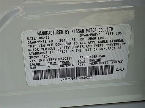 Used 2023 INFINITI Q50 Luxe w/ Cargo Package image 26