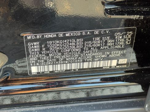 Used 2026 Honda HR-V LX image 38
