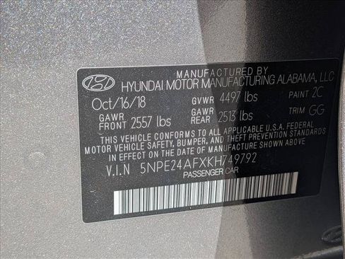 Used 2019 Hyundai Sonata SE FWD image 23