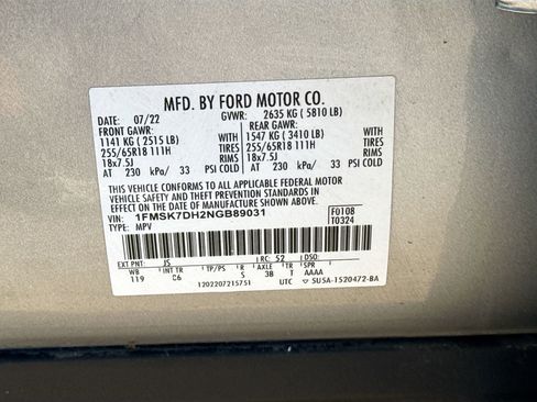 Used 2022 Ford Explorer XLT image 33