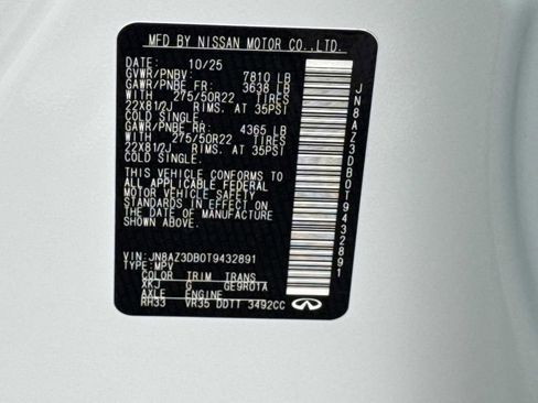 New 2026 INFINITI QX80 SPORT 4D Sport Utility image 31