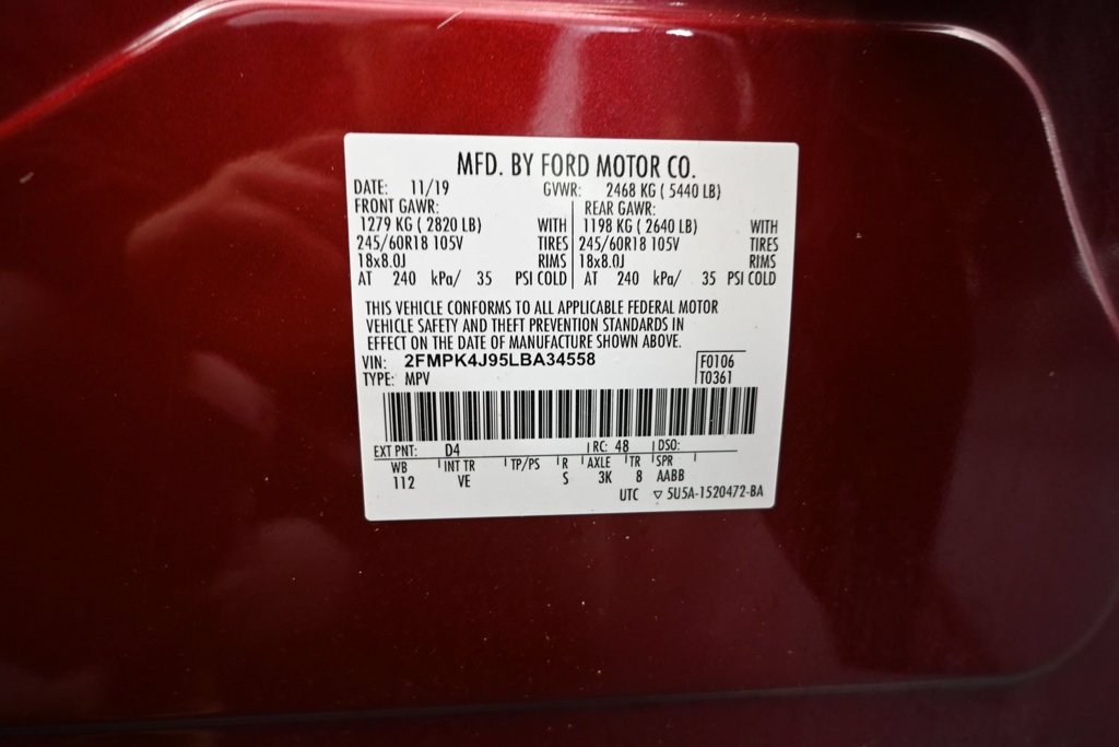 Used 2020 Ford Edge SEL w/ Cold Weather Package AWD/4WD image 38