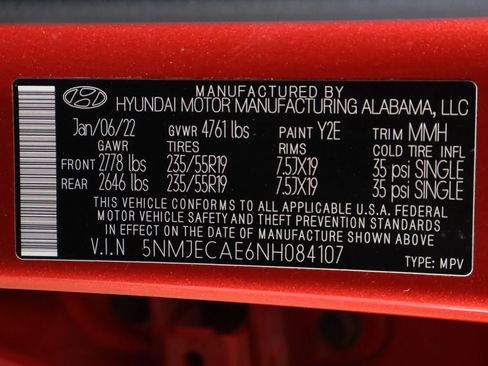 Used 2022 Hyundai Tucson Limited w/ Cargo Package AWD/4WD image 49