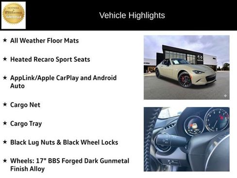 Used 2024 MAZDA MX-5 Miata RF Club w/ Weather Package image 13