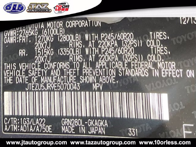 Used 2014 Toyota 4Runner Limited RWD image 22