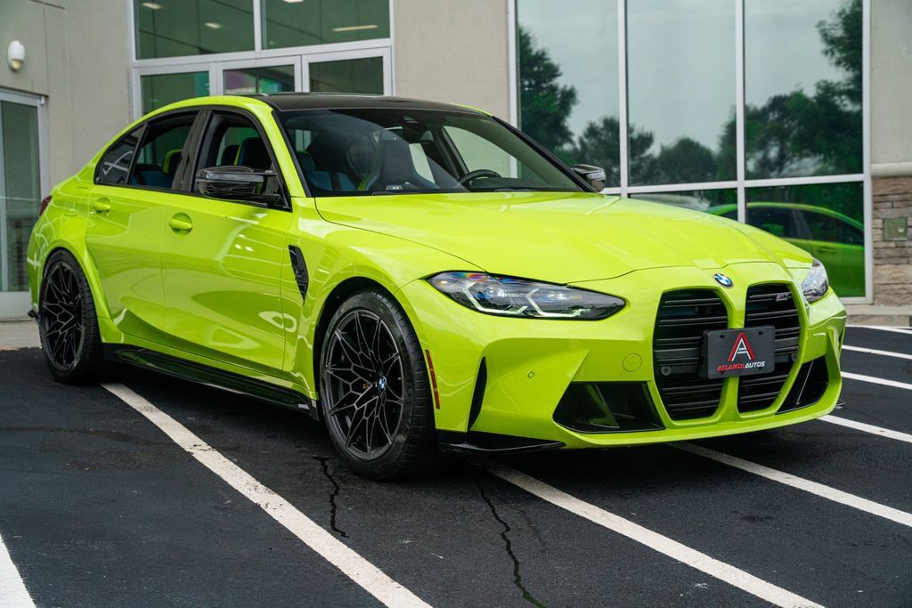 Used 2021 BMW M3 Competition w/ M Carbon Exterior Package RWD image 9