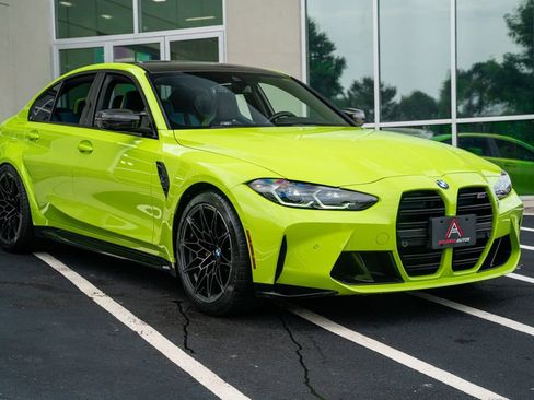 Used 2021 BMW M3 Competition w/ M Carbon Exterior Package RWD image 9