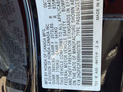 Used 2024 Honda Civic Sport image 16