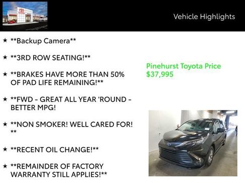 Used 2025 Toyota Sienna LE image 13