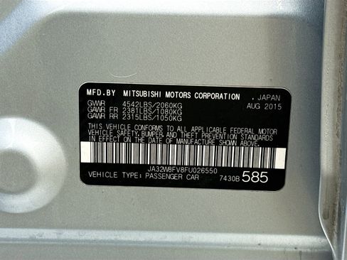 Used 2015 Mitsubishi Lancer Evolution GSR image 28