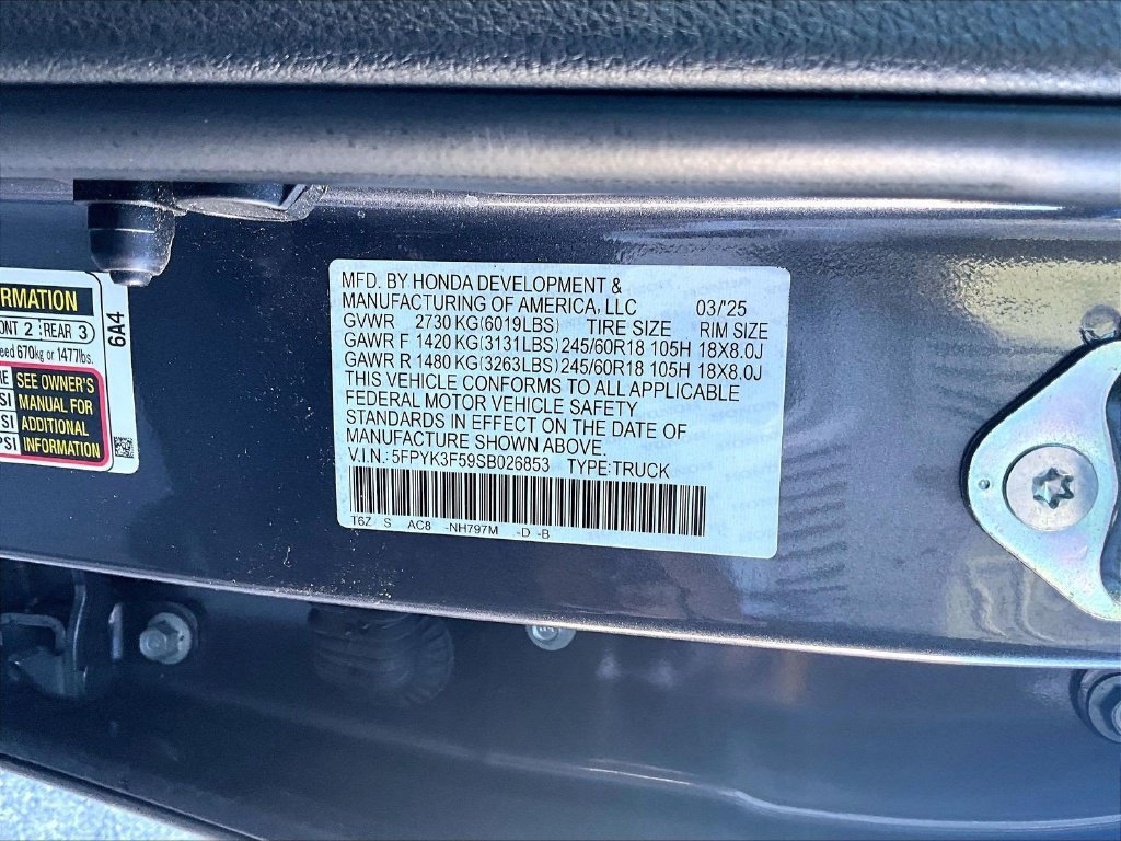 Used 2025 Honda Ridgeline RTL image 37