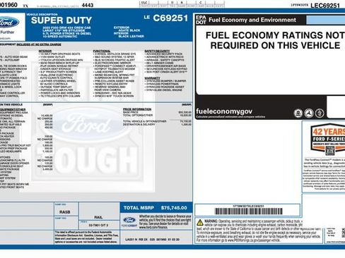 Used 2020 Ford F350 Lariat w/ Lariat Ultimate Package image 3