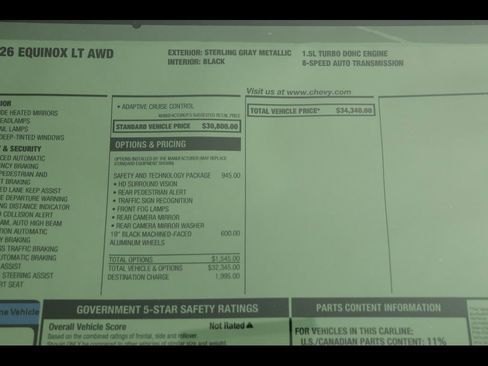 New 2026 Chevrolet Equinox LT AWD/4WD image 25